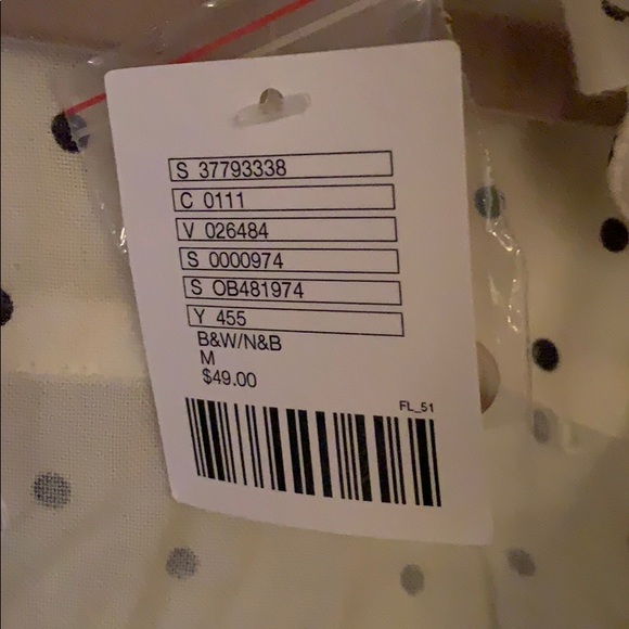 Fun polka dot button up! - Picture 3 of 4